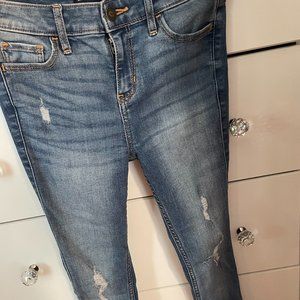 Hollister light wash skinny jeans